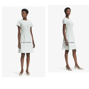 MM. Lafleur Coretta Twill Ponte Light Heather Gray Dress